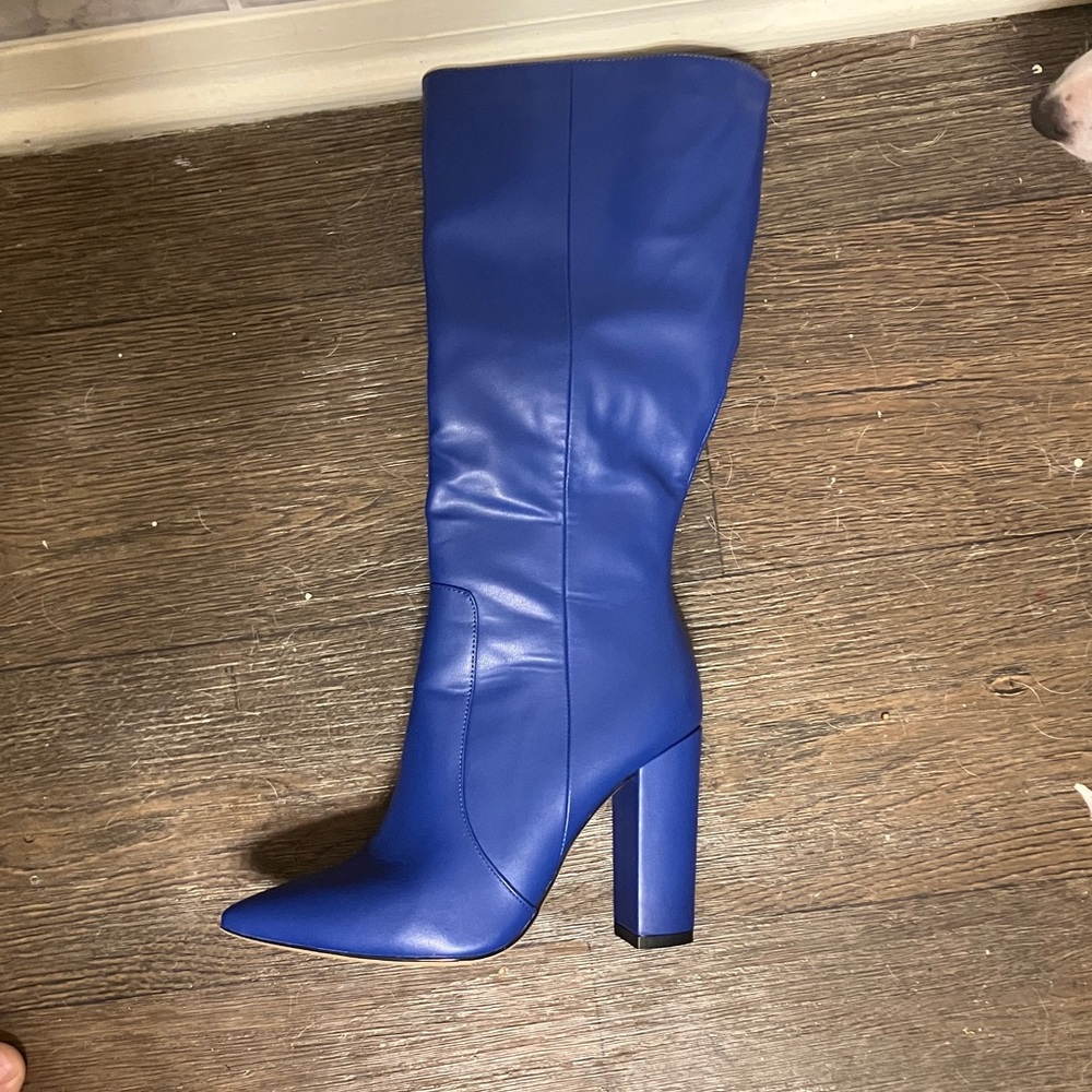 Blue Women's Knee-High Boots